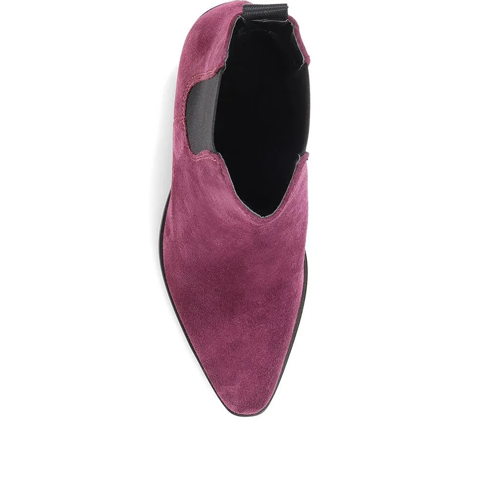 Clair Heeled Chelsea Boots - CLAIR / 322 538 - Purple sold by Jones Bootmaker product image thumbnail 4