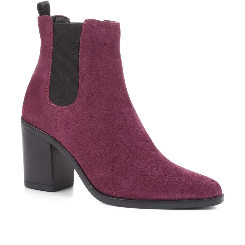 Clair Heeled Chelsea Boots - CLAIR / 322 538 - Purple sold by Jones Bootmaker product image thumbnail 2