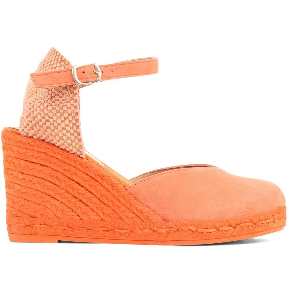 Arabella Wedge Sandals - ARABELLA / 320 169 - Orange sold by Jones Bootmaker
