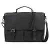 Upland Leather Briefcase  - UPLAND / 325 628 - Black Grain sold by Jones Bootmaker