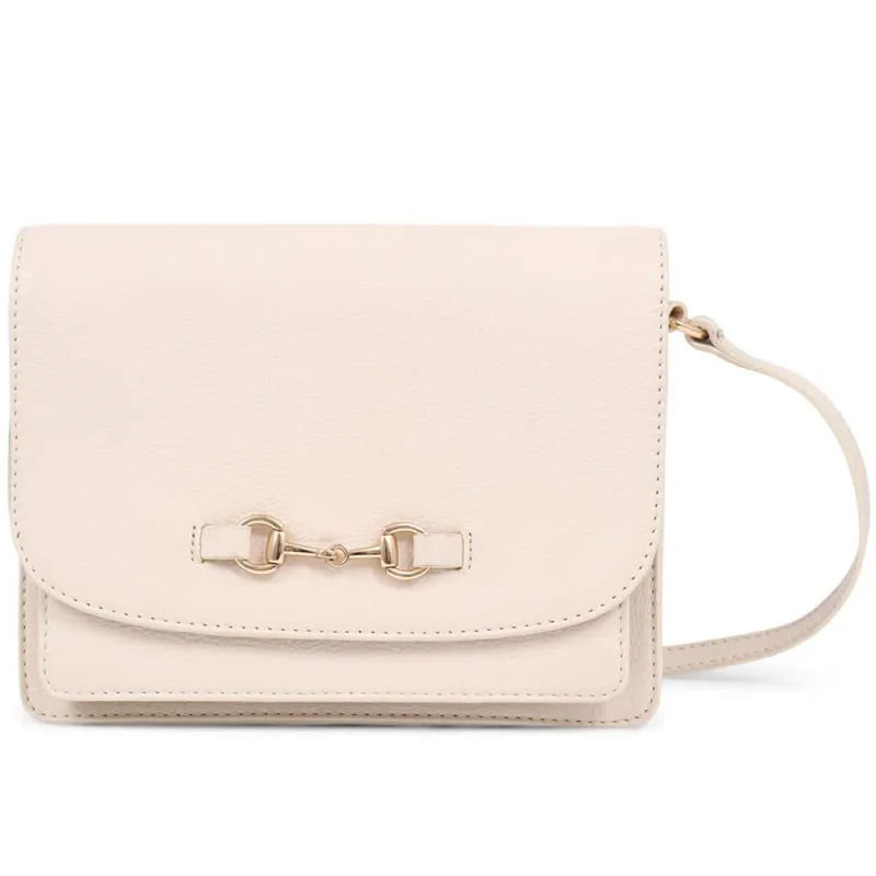 Vitoria Leather Crossbody Bag - VITORIA / 325 464 - Off White sold by Jones Bootmaker