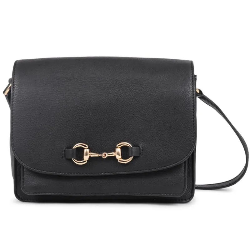 Vitoria Leather Crossbody Bag  - VITORIA / 325 464 - Black sold by Jones Bootmaker
