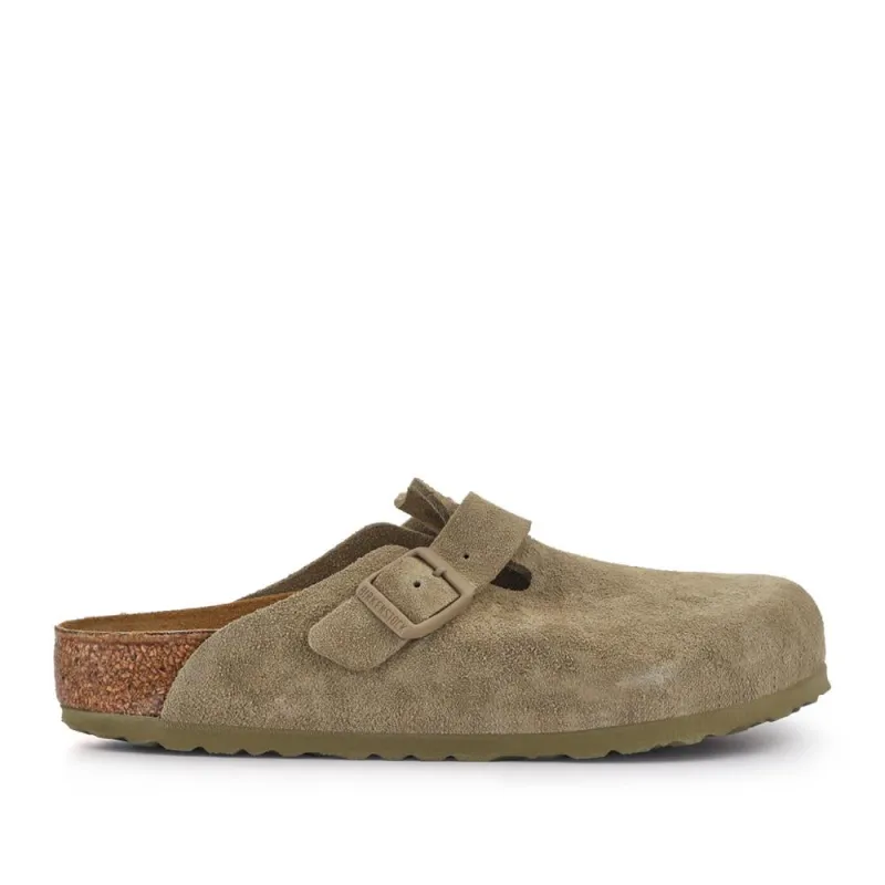 Boston Clogs - BIRK39502 / 325 360 - Khaki sold by Jones Bootmaker