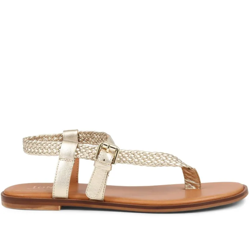 Gabrielah Toe-Post Sandals  - GABRIELAH / 325 306 - Gold sold by Jones Bootmaker