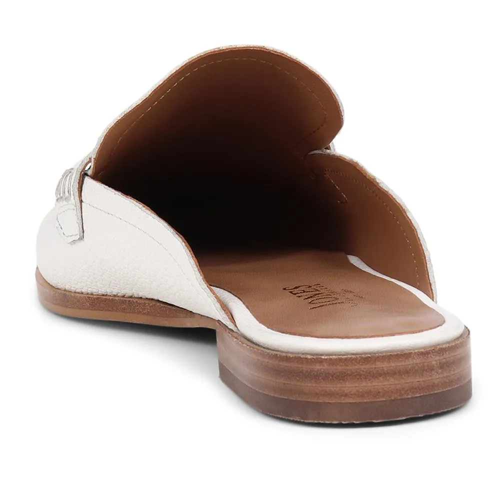 Jola Leather Mules - JOLA / 325 258 - White sold by Jones Bootmaker product image thumbnail 3
