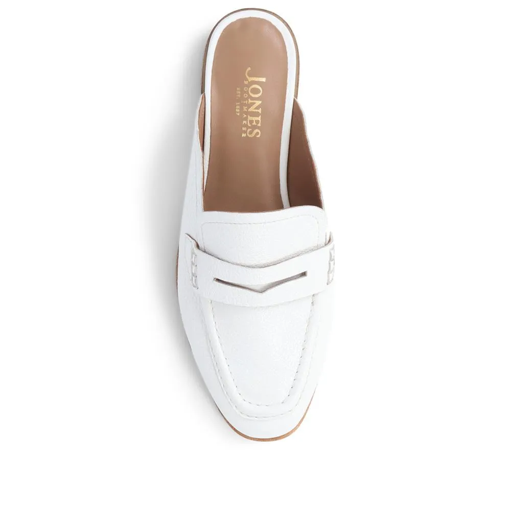 Jola Leather Mules - JOLA / 325 258 - White sold by Jones Bootmaker product image thumbnail 5