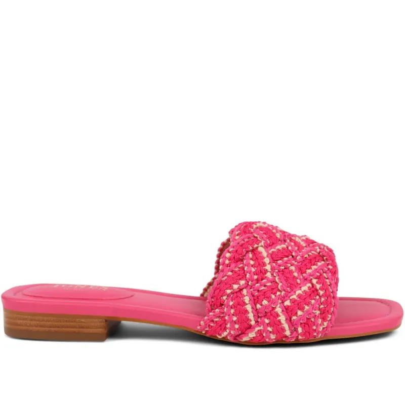 Indie Mule Sandals  - INDIE / 325 221 - Pink sold by Jones Bootmaker