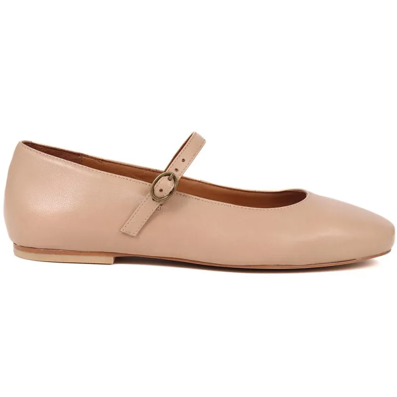 Sonnet Mary Janes  - SONNET / 325 143 - latte Leather sold by Jones Bootmaker