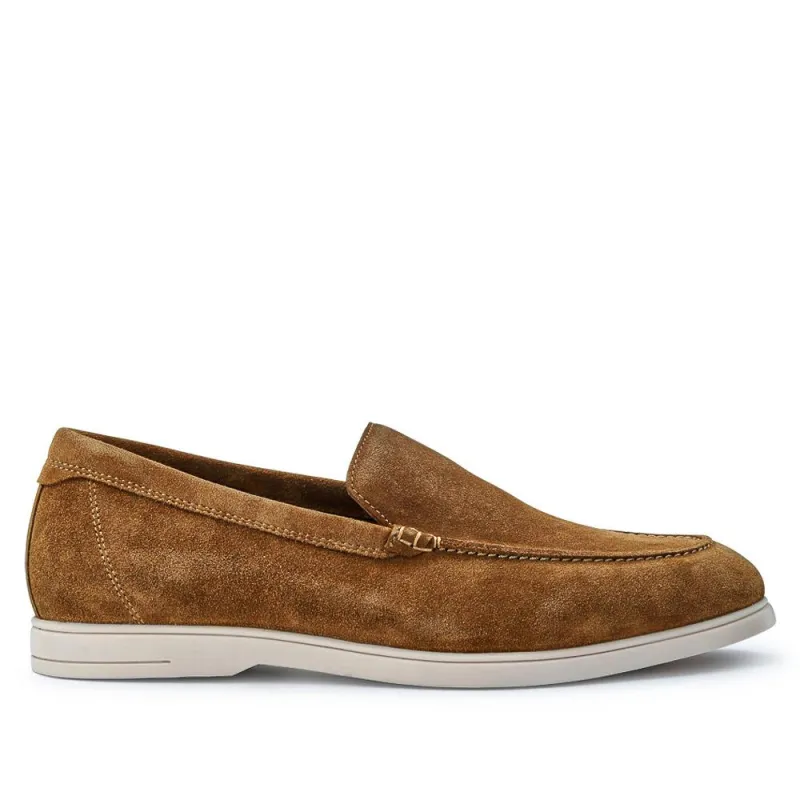 Raiden Suede Loafers - RAIDEN / 325 112 - Tan Suede sold by Jones Bootmaker