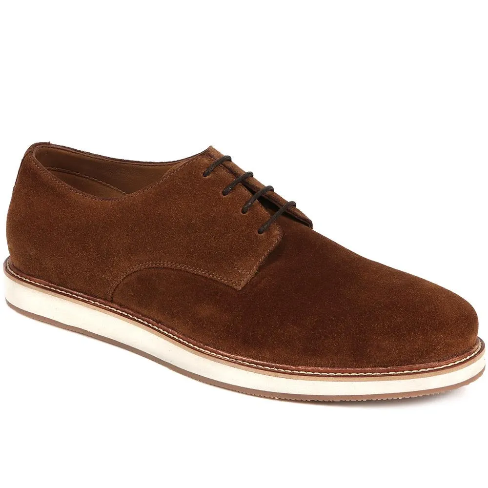 Lowen2 Suede Casual Lace-Ups - LOWEN2 / 325 114 - Tobacco sold by Jones Bootmaker product image thumbnail 2