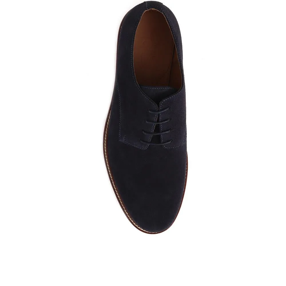 Lowen2 Suede Casual Lace-Ups - LOWEN2 / 325 114 - Navy Suede sold by Jones Bootmaker product image thumbnail 5