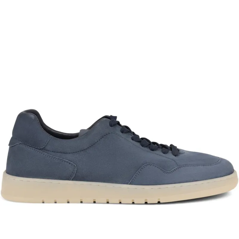 Stan Lace-Up Trainers  - STAN / 325 109 - Denim Blue sold by Jones Bootmaker