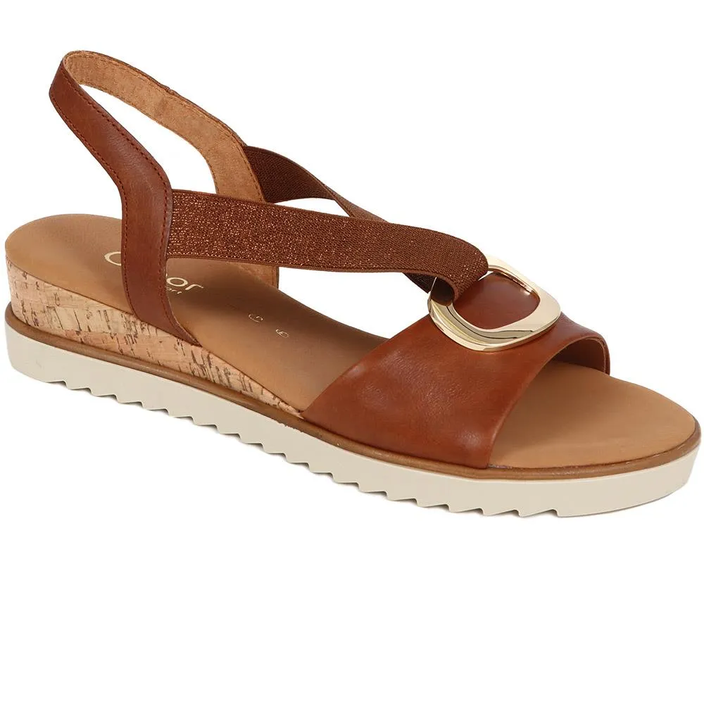 Reese Chunky Leather Sandals - GAB39509 / 325 075 - Tan sold by Jones Bootmaker product image thumbnail 2