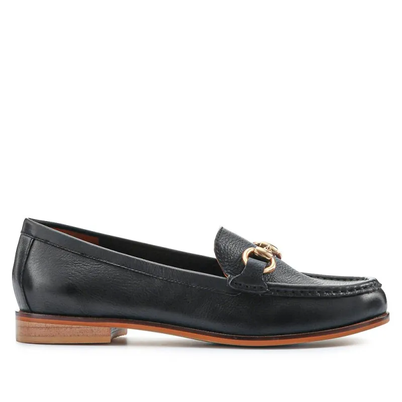 Tadley Leather Loafers  - TADLEY / 325 046 - Black sold by Jones Bootmaker