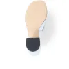 Gracey Heeled Mule Sandals  - GRACEY / 325 039 - Silver sold by Jones Bootmaker
