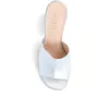 Gracey Heeled Mule Sandals  - GRACEY / 325 039 - Silver sold by Jones Bootmaker