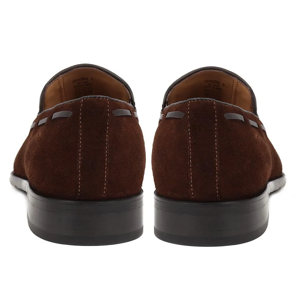 Devon2 Leather Loafers - DEVON2 / 324 972 - Brown Suede sold by Jones Bootmaker product image thumbnail 3