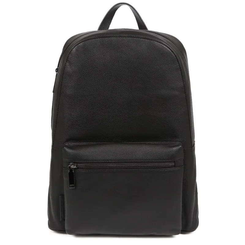 Vally Leather Backpack - VALLY / 324 787 - Black Grain sold by Jones Bootmaker