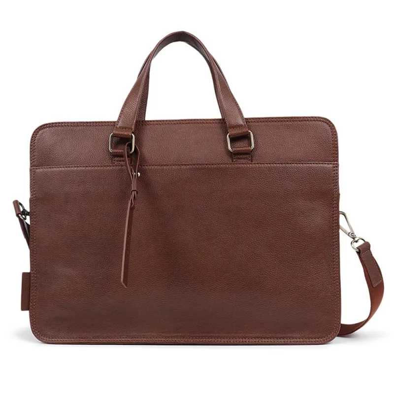 University Leather Briefcase - UNIVERSITY / 324 790 - Tan Grain sold by Jones Bootmaker