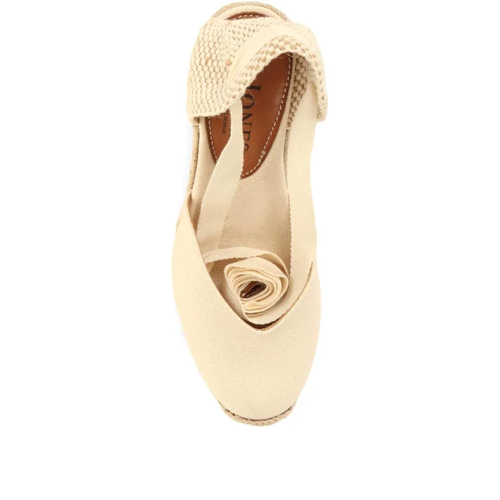Alyssa Wedge Espadrille Sandals - ALYSSA / 320 328 - Beige sold by Jones Bootmaker product image thumbnail 4