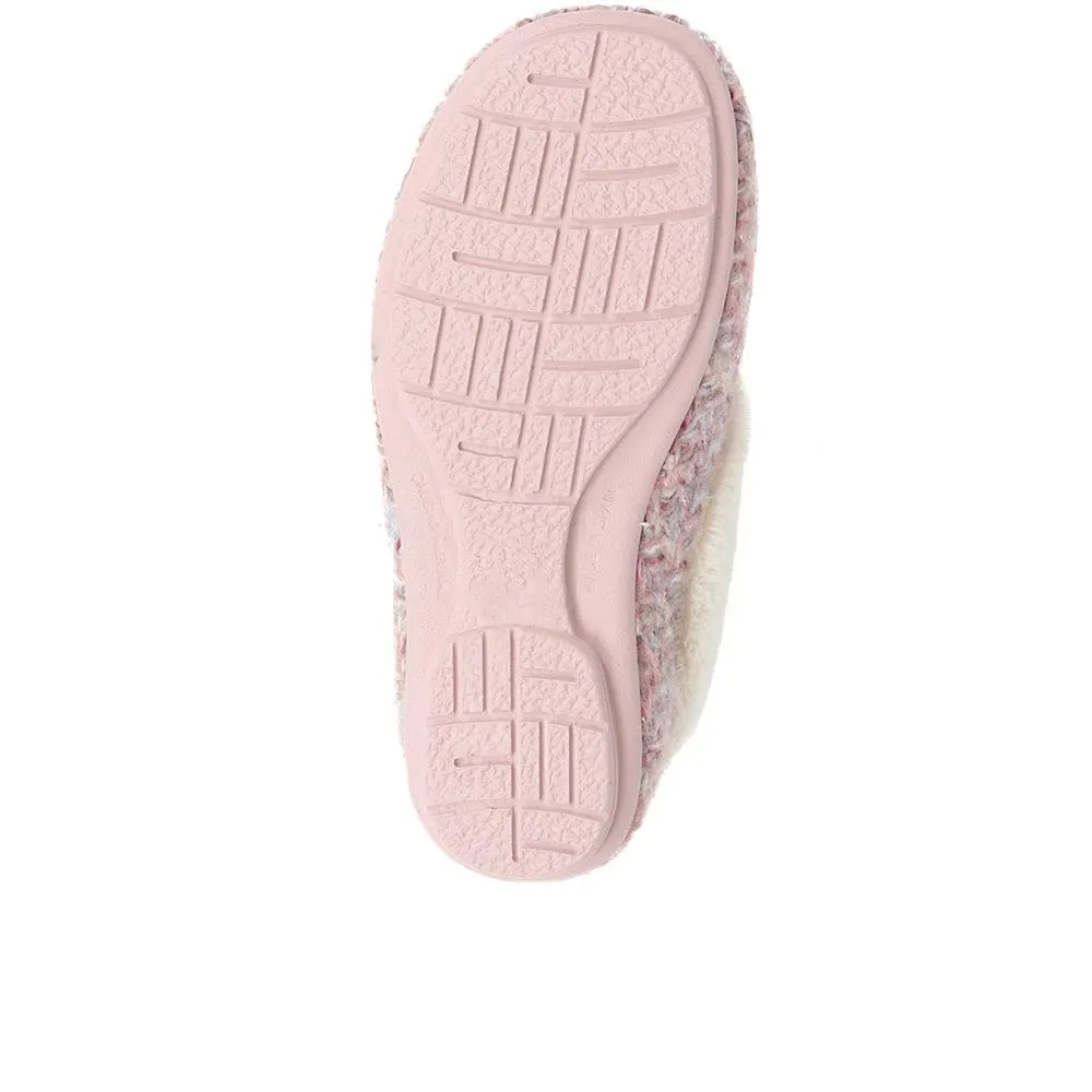 Faux-Fur-Lined Slippers - CARIANA / 324 749 - Pink sold by Jones Bootmaker product image thumbnail 4