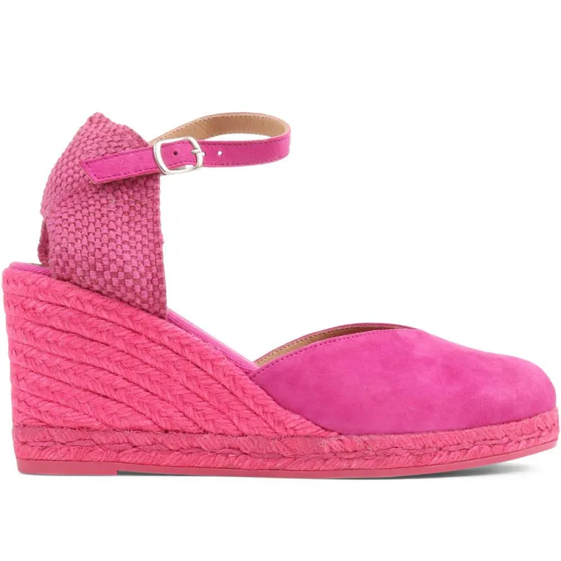 Arabella Wedge Sandals - ARABELLA / 320 169 - Majenta sold by Jones Bootmaker