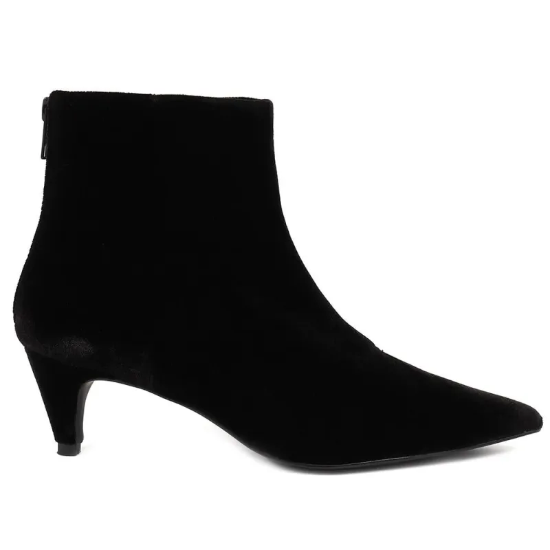 Sidonia Stiletto Heeled Ankle Boots - SIDONIA / 324 560 - Black sold by Jones Bootmaker