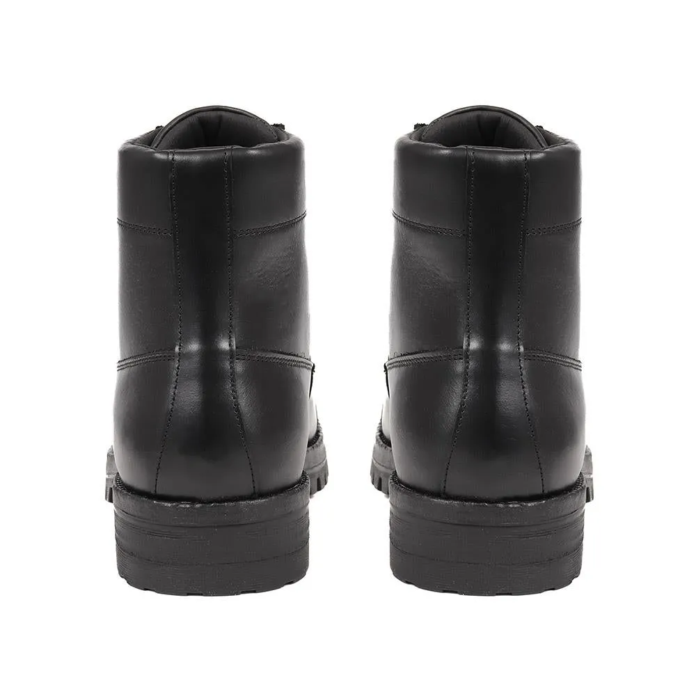 Leather Lace-Up Boots - DAEL / 324 501 - Black sold by Jones Bootmaker product image thumbnail 3