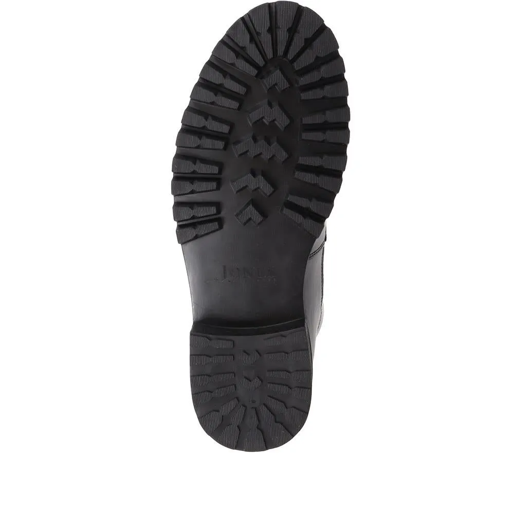 Leather Lace-Up Boots - DAEL / 324 501 - Black sold by Jones Bootmaker product image thumbnail 4