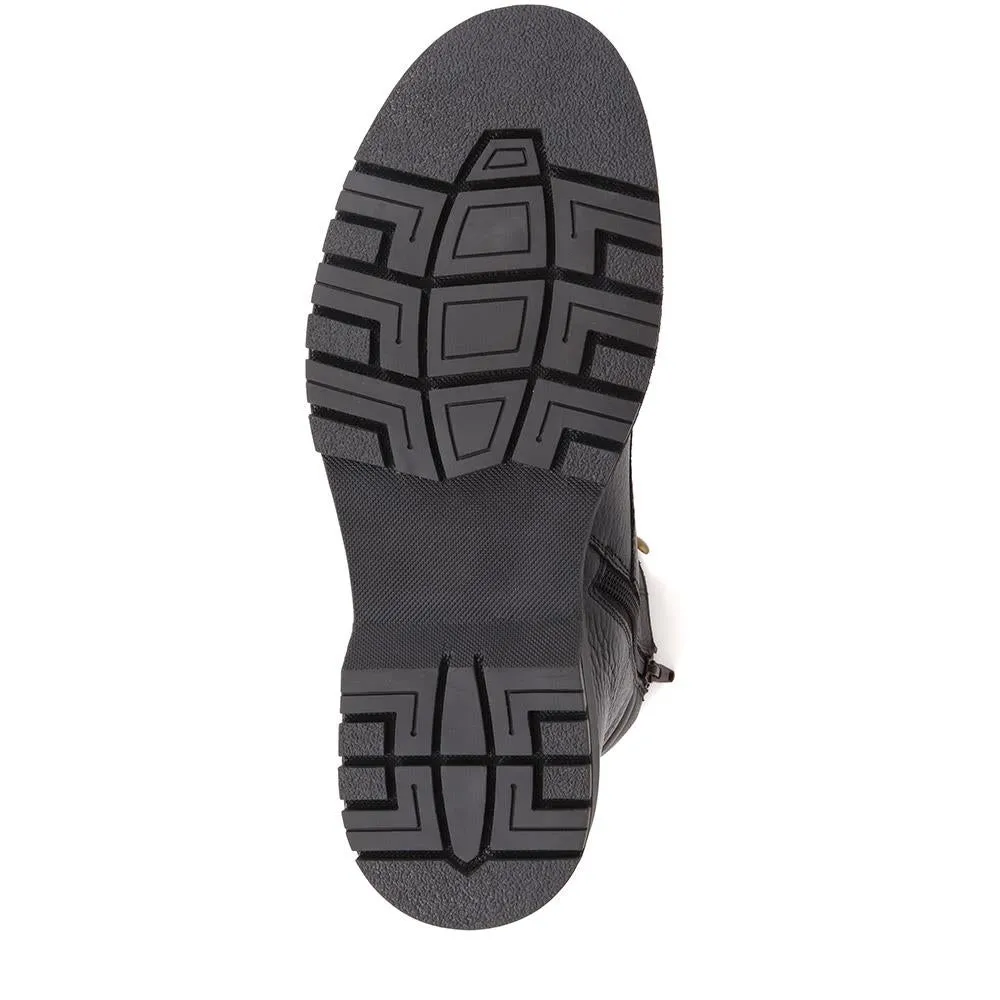 Elio Leather Lace Up Boots - ELIO / 324 398 - Brown sold by Jones Bootmaker product image thumbnail 4