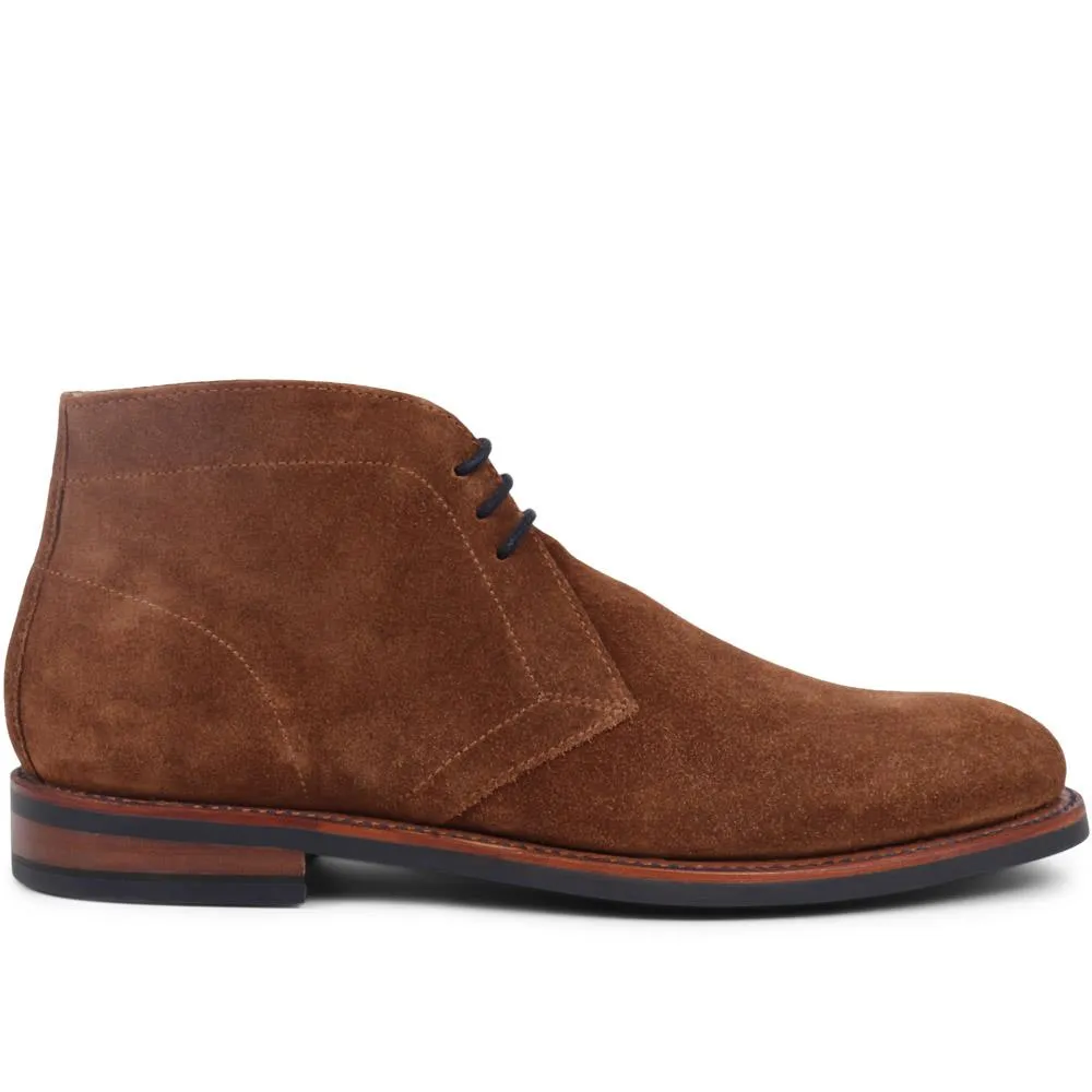 Acton2 Leather Chukka Boots - ACTON2 / 324 402 - Tobacco Suede sold by Jones Bootmaker