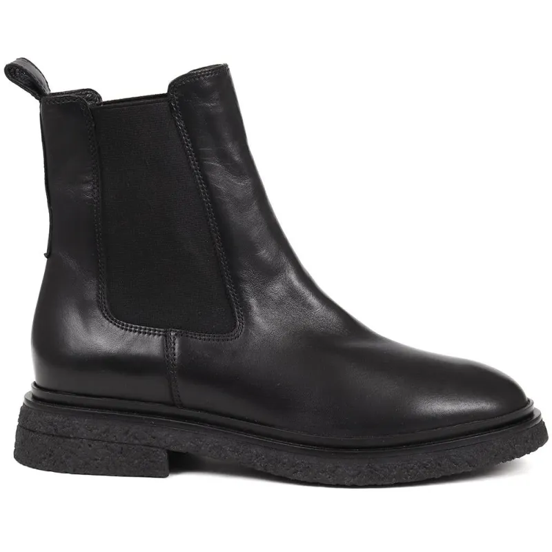 Leather Chelsea Boots - DOROTHEE / 324 251 - Black sold by Jones Bootmaker