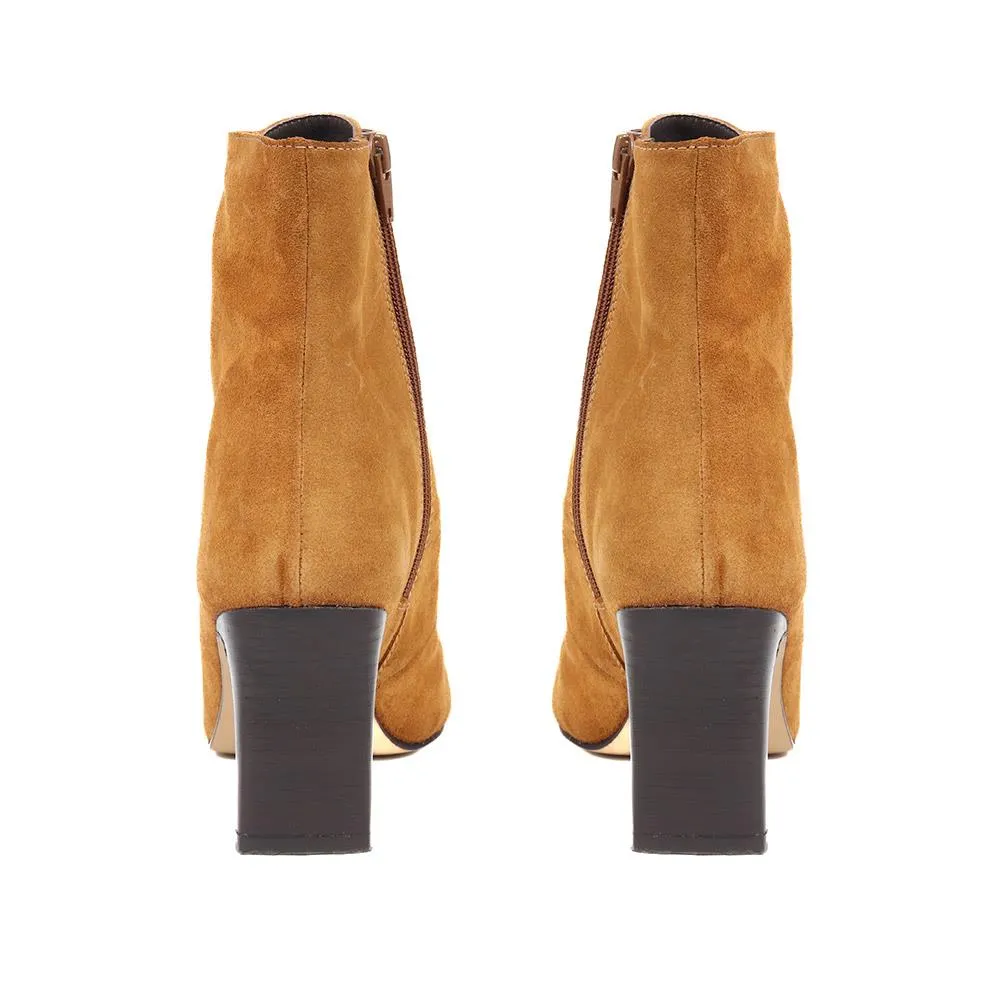 Lorah Leather Lace-Up Boots - LORAH / 324 248 - Cognac sold by Jones Bootmaker product image thumbnail 3