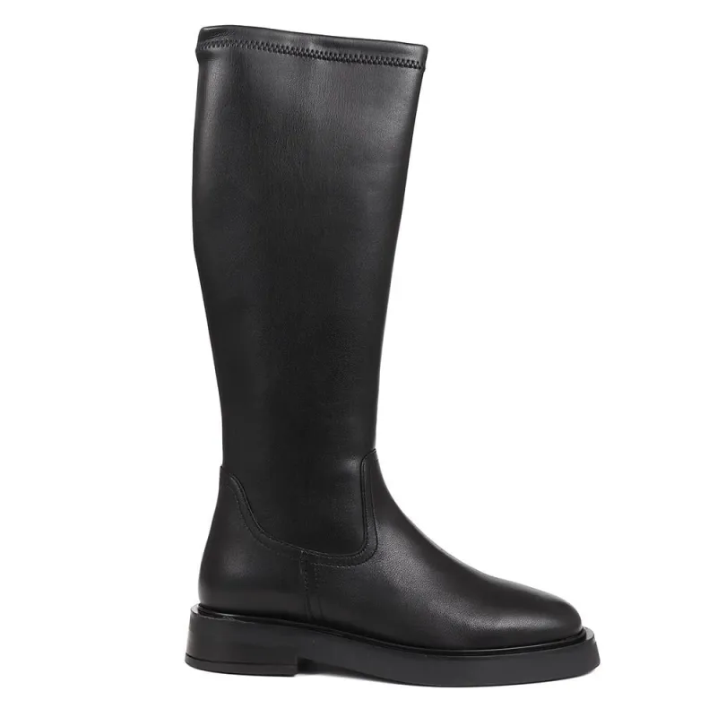 Lauretta Leather Knee High Boots - LAURETTA / 324 247 - Black sold by Jones Bootmaker