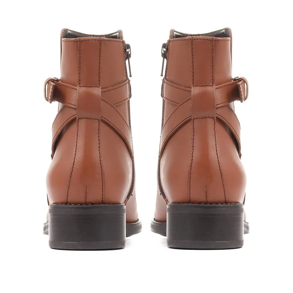 Lunetta Heeled Boots - LUNETTA / 322 543 - Brown sold by Jones Bootmaker product image thumbnail 3