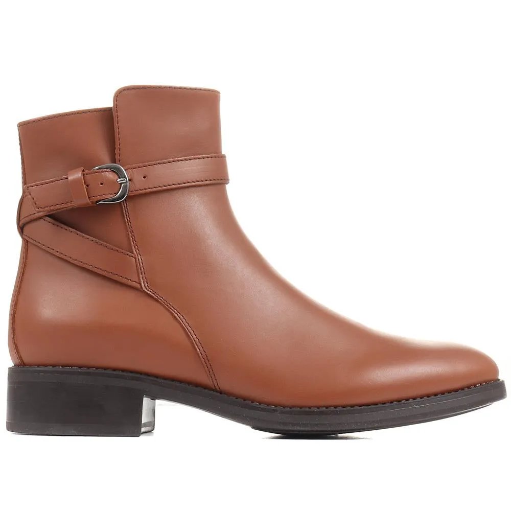 Lunetta Heeled Boots - LUNETTA / 322 543 - Brown sold by Jones Bootmaker