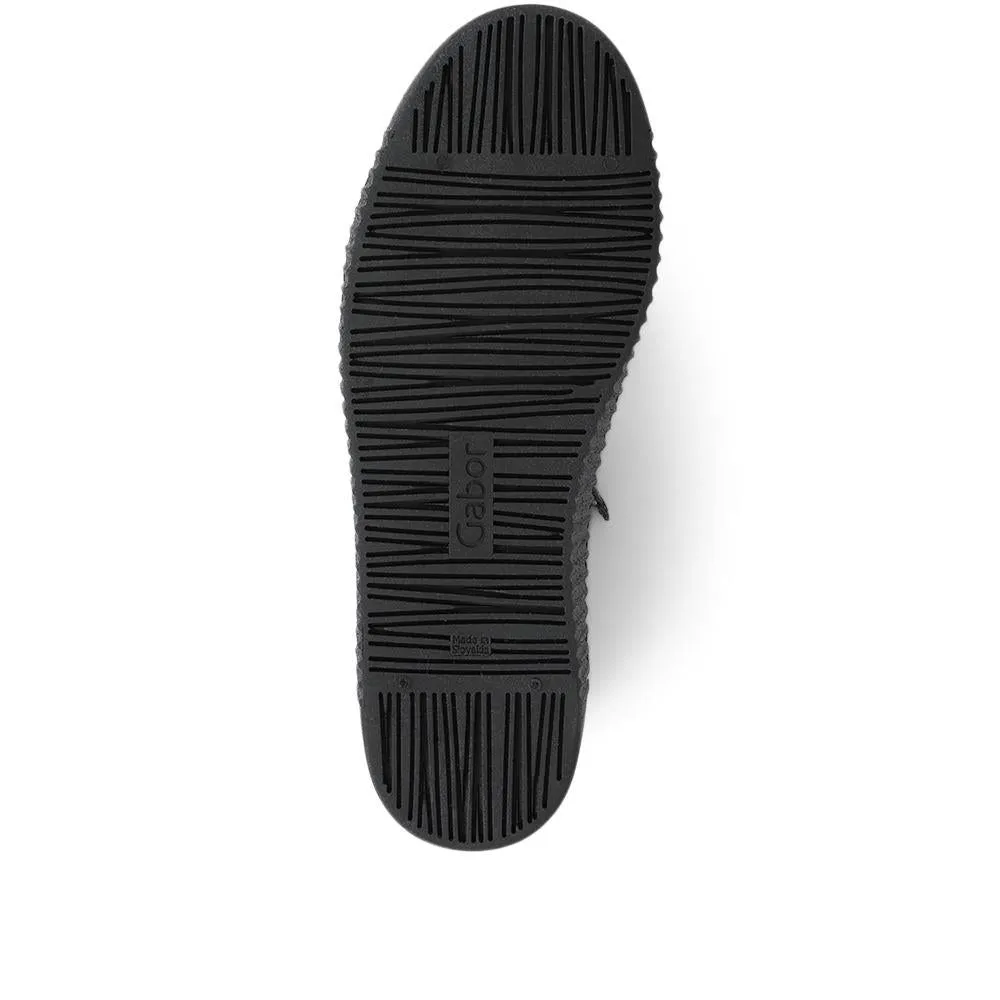 Wisdom Dual Zip Flatform Trainers - GAB31501 / 317 499 - Black Patent sold by Jones Bootmaker product image thumbnail 4