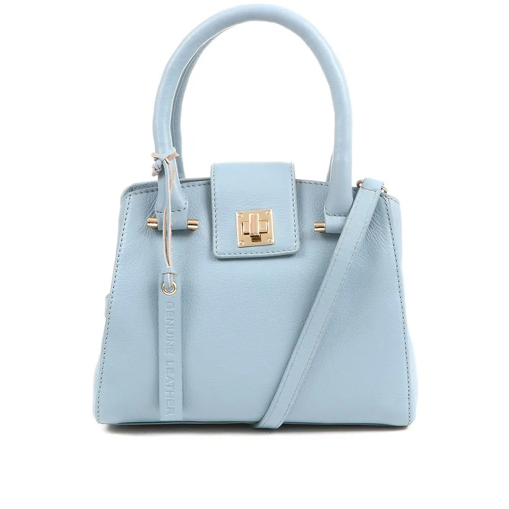 Whimsy Leather Top Handle Bag - WHIMSY / 323 891 - Blue sold by Jones Bootmaker product image thumbnail 2
