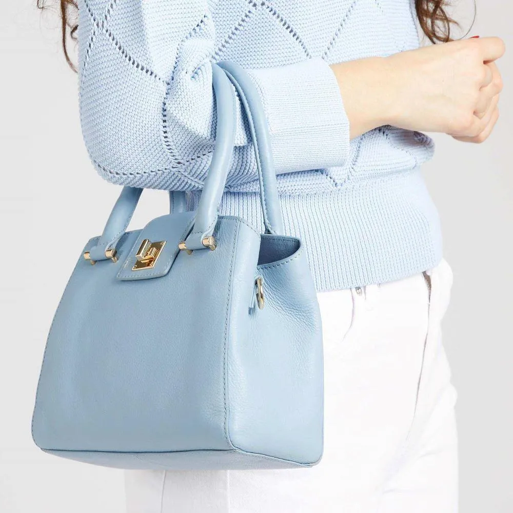 Whimsy Leather Top Handle Bag - WHIMSY / 323 891 - Blue sold by Jones Bootmaker product image thumbnail 3