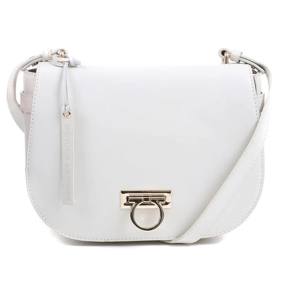 Leather Saddle Bag - VESPER / 323 895 - Off White sold by Jones Bootmaker product image thumbnail 2