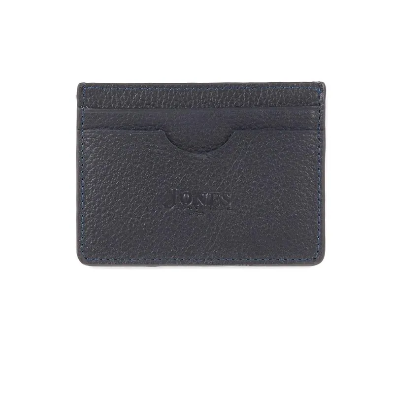 Leather Card Holder - CARDHOLDER1 / 323 793 - Navy sold by Jones Bootmaker