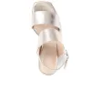 Diona Leather Platform Sandals - DIONA / 323 736 - Light Gold sold by Jones Bootmaker