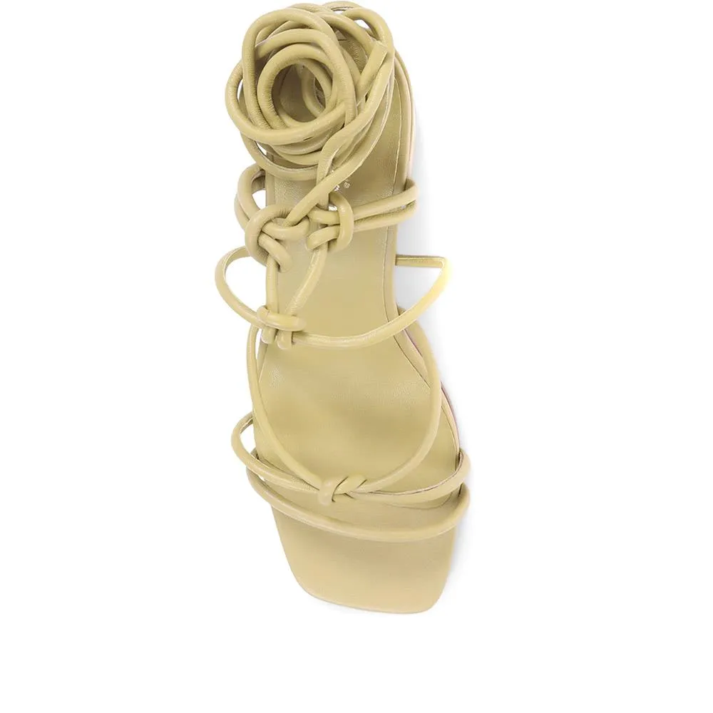 Liezel Gladiator Roped Heels - LIEZEL / 323 702 - Lime sold by Jones Bootmaker product image thumbnail 4