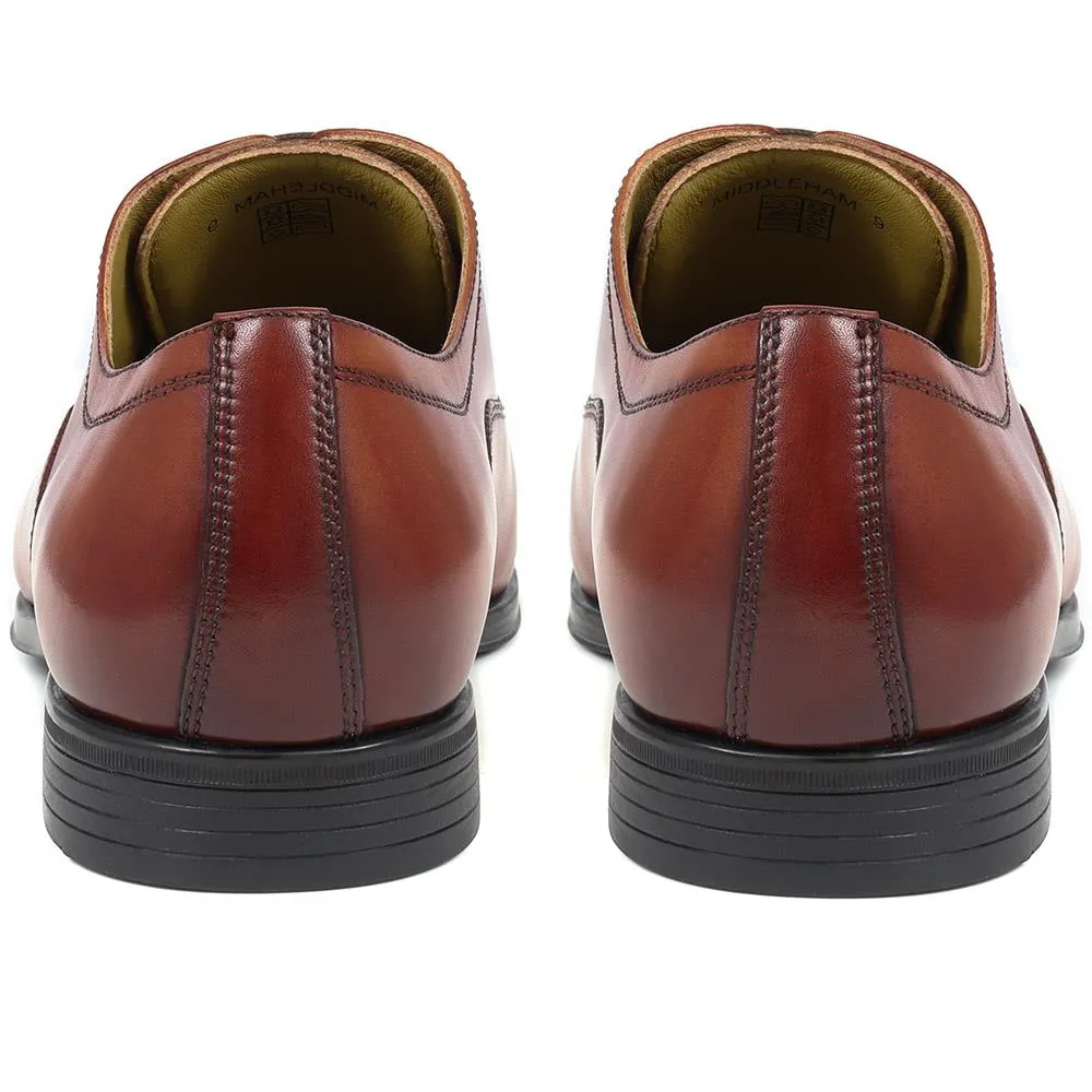 Middleham Leather Oxford Shoes - MIDDLEHAM / 323 640 - Cognac sold by Jones Bootmaker product image thumbnail 3