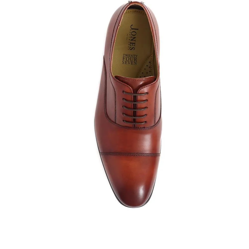 Middleham Leather Oxford Shoes - MIDDLEHAM / 323 640 - Cognac sold by Jones Bootmaker product image thumbnail 5