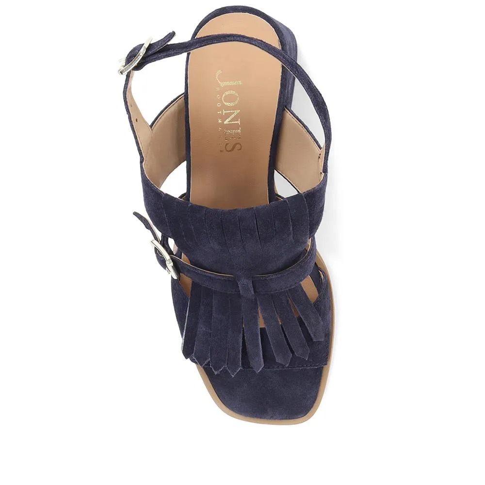 Kamila Block Heels - KAMILA / 323 634 - Navy sold by Jones Bootmaker product image thumbnail 5