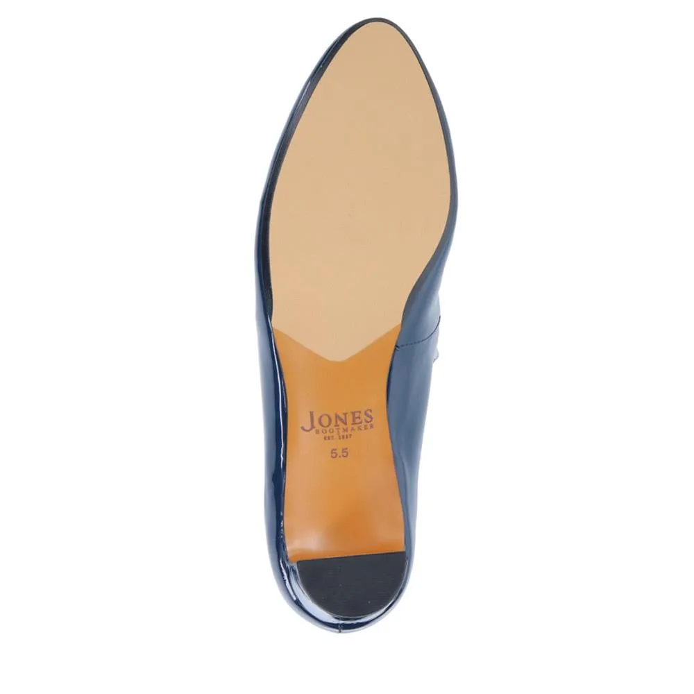 Zoey Leather Court Shoes - ZOEY / 323 597 - Navy Patent sold by Jones Bootmaker product image thumbnail 4