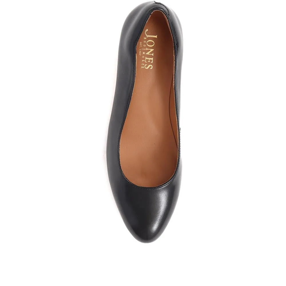 Zoey Leather Court Shoes - ZOEY / 323 597 - Black Leather sold by Jones Bootmaker product image thumbnail 5