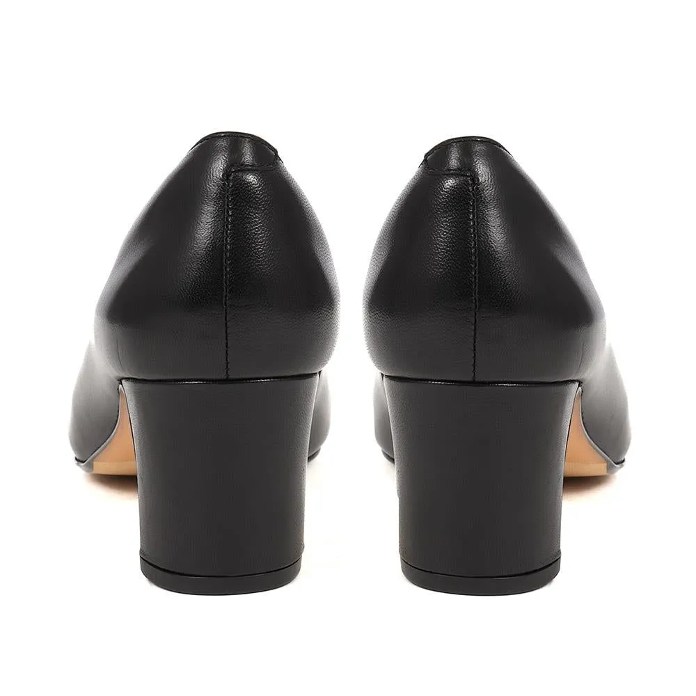 Zoey Leather Court Shoes - ZOEY / 323 597 - Black Leather sold by Jones Bootmaker product image thumbnail 3