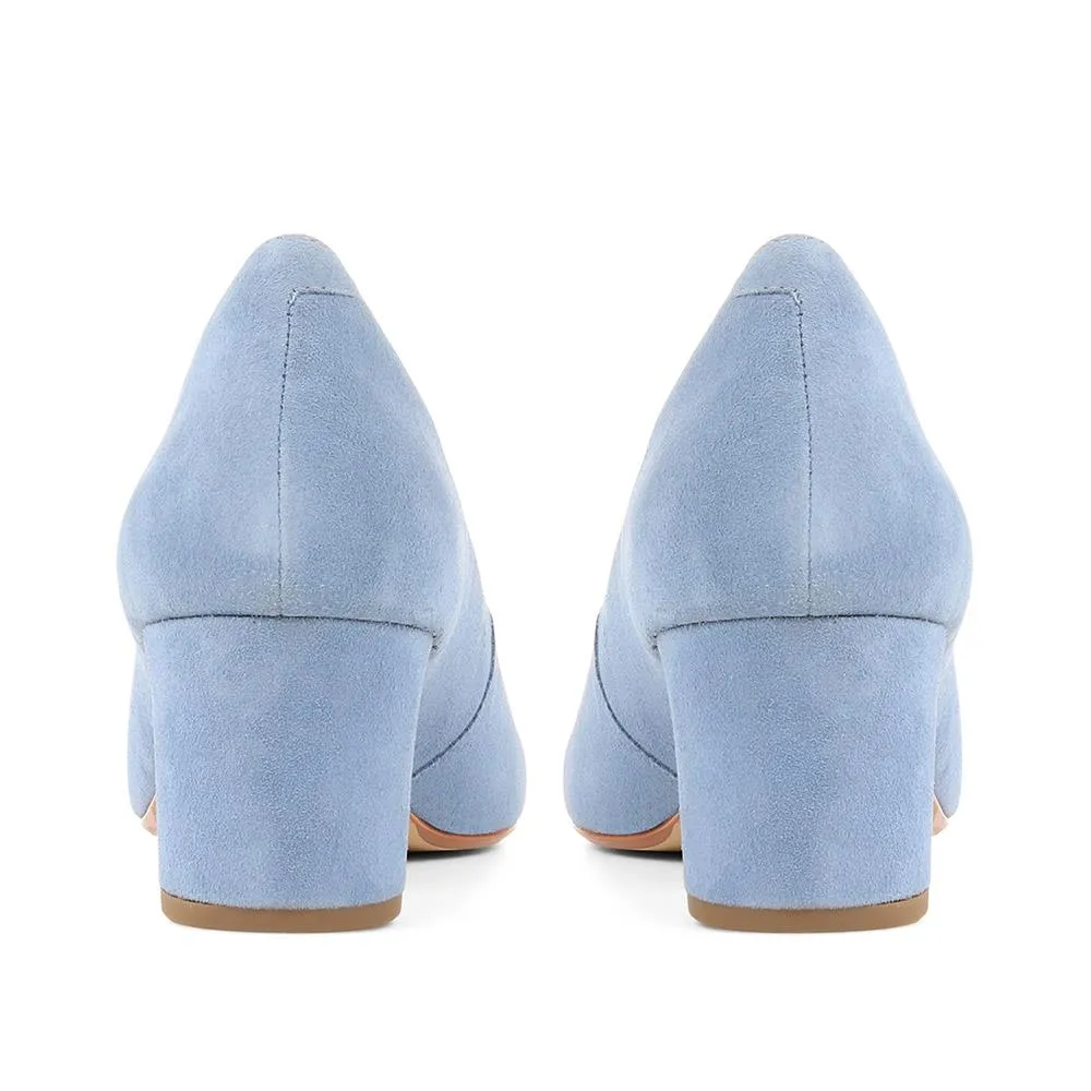 Zoey Leather Court Shoes - ZOEY / 323 597 - Powder Blue sold by Jones Bootmaker product image thumbnail 3